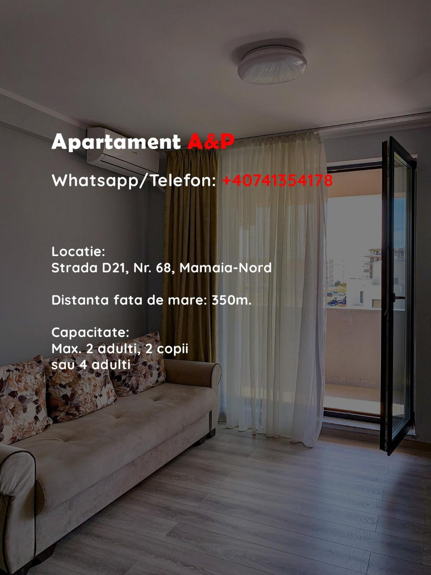 A&P Apartament Mamaia-Nord Năvodari Extérieur photo